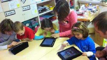 AACT Loans iPad to 4th School