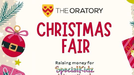 The Oratory Christmas Fair Raising Money for SpecialKidz International